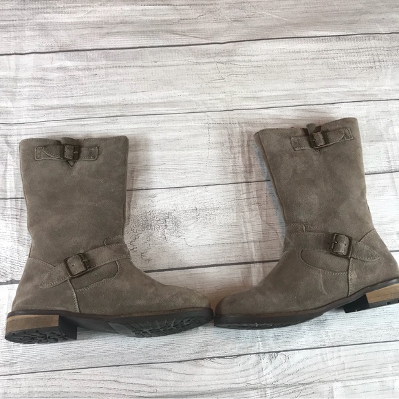 Big Girls Mini Boden Suede Boots Size 4.5 - Picture 3 of 15